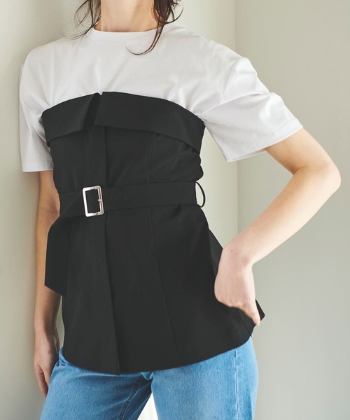 セール】ベルト付きビスチェ（ベスト）｜31 Sons de mode