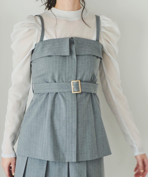 セール】ベルト付きビスチェ（ベスト）｜31 Sons de mode