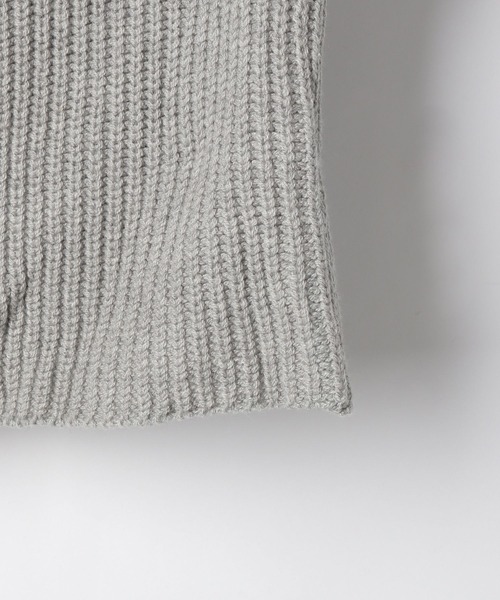 Heather（ヘザー）の「オフショルZIPニットカーディガン　105331（ニット/セーター・レディース・アイボリー/ネイビー/グレー・FREE）」の6枚目の写真