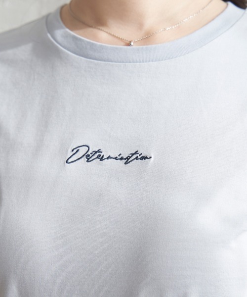 ikka(イッカ)の「【親子コーデ】ロゴフォトプリントT(Tシャツ/カットソー・レディース・ホワイト/チャコールグレー/オフホワイト/ベージュ/ライトブルー/ブラック・S/M/L)」の19枚目の写真