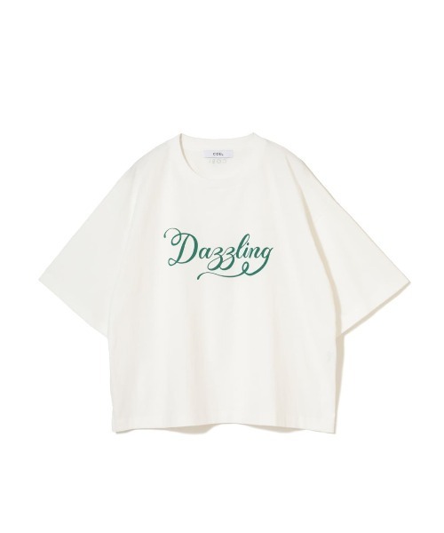 新品　COEL コエル　プリントTシャツ コエル COEL 前結びプリントTシャツ （ホワイト