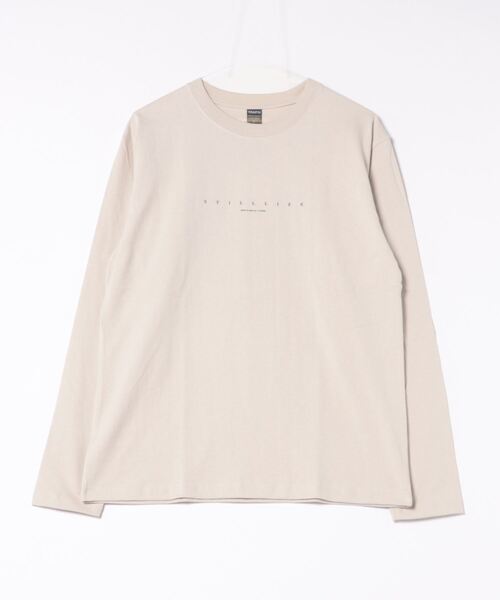 ARCHIVER(アーカイバ)の「【69】【it】ミドルウェイト クルーネックロングスリーブカットソー(Tシャツ/カットソー・レディース・サンドベージュ/ブラック/ホワイト・LARGE/MEDIUM)」の1枚目の写真