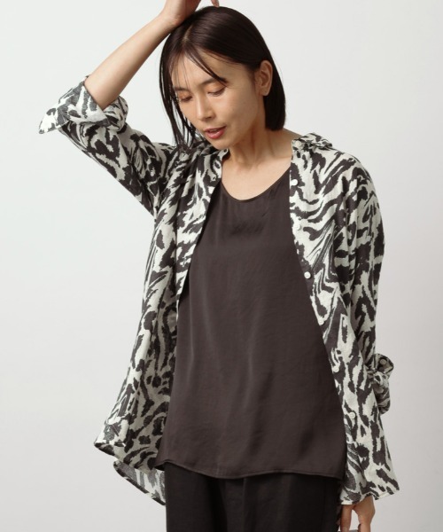 BARNYARDSTORM(バンヤードストーム)の「BARNYARDSTORM / スタンダードリネンシャツ(シャツ/ブラウス・レディース・ホワイト/ベージュ/ブルー/ホワイト系その他・S/L/M)」の5枚目の写真