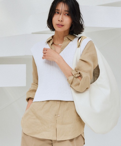 BARNYARDSTORM(バンヤードストーム)の「BARNYARDSTORM / スタンダードリネンシャツ(シャツ/ブラウス・レディース・ホワイト/ベージュ/ブルー/ホワイト系その他・S/L/M)」の20枚目の写真