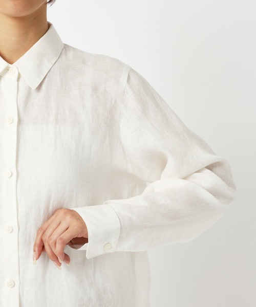BARNYARDSTORM(バンヤードストーム)の「BARNYARDSTORM / スタンダードリネンシャツ(シャツ/ブラウス・レディース・ホワイト/ベージュ/ブルー/ホワイト系その他・S/L/M)」の18枚目の写真
