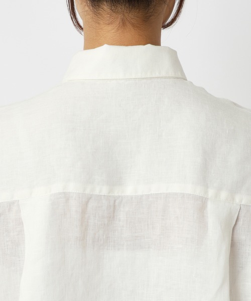 BARNYARDSTORM(バンヤードストーム)の「BARNYARDSTORM / スタンダードリネンシャツ(シャツ/ブラウス・レディース・ホワイト/ベージュ/ブルー/ホワイト系その他・S/L/M)」の17枚目の写真