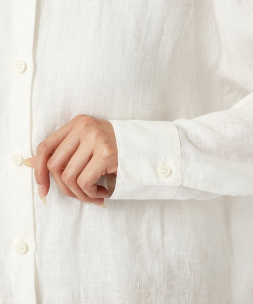 BARNYARDSTORM(バンヤードストーム)の「BARNYARDSTORM / スタンダードリネンシャツ(シャツ/ブラウス・レディース・ホワイト/ベージュ/ブルー/ホワイト系その他・S/L/M)」の19枚目の写真