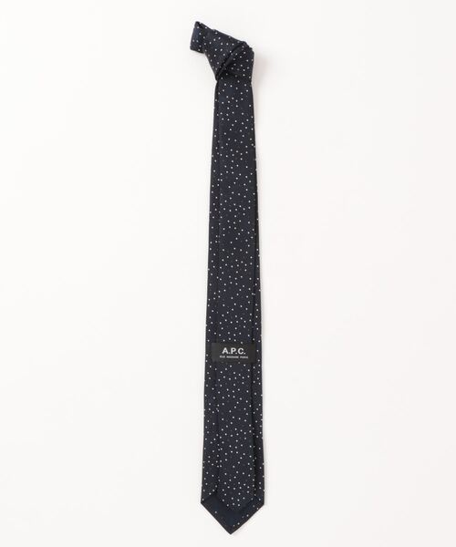 A.P.C.(アーペーセー)の「CRAVATE TODD(ネクタイ・メンズ・ネイビー・ONESIZE)」の2枚目の写真