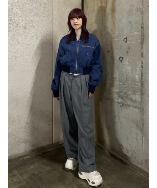 SLY CROPPED BOMBER ジャケット BLK -靴＆ファッション通販