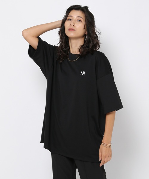 HEREIAM（ヘレイアム）の「【HEREIAM】吸水速乾／LOCUSSCORE TEE(ユニセックス)（Tシャツ/カットソー・レディース・ブラック/ホワイト・LARGE/MEDIUM）」の12枚目の写真