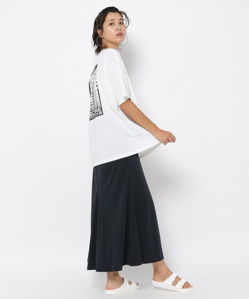 HEREIAM（ヘレイアム）の「【HEREIAM】吸水速乾／LOCUSSCORE TEE(ユニセックス)（Tシャツ/カットソー・レディース・ブラック/ホワイト・LARGE/MEDIUM）」の7枚目の写真