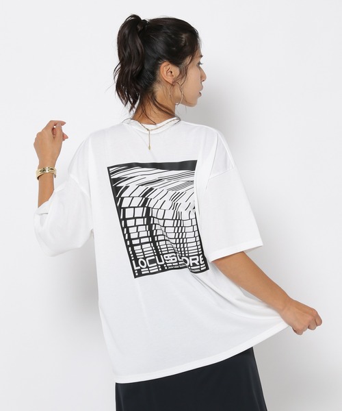 HEREIAM（ヘレイアム）の「【HEREIAM】吸水速乾／LOCUSSCORE TEE(ユニセックス)（Tシャツ/カットソー・レディース・ブラック/ホワイト・LARGE/MEDIUM）」の10枚目の写真