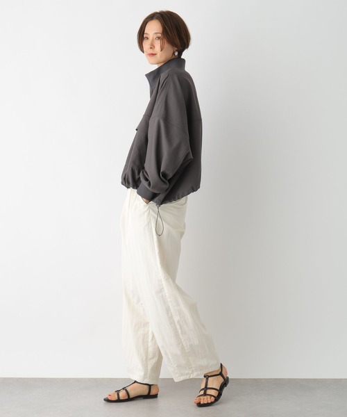 LEPSIM（レプシィム）の「ミリタリースタンドジャケット　987720（その他アウター・レディース・チャコールグレー/オフホワイト/カモフラージュ・FREE）」の10枚目の写真