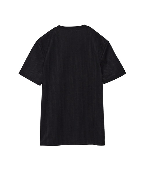 TORNADO MART(トルネードマート)の「ZERO by TORNADO MART∴ランダム針抜きABSテレコ半袖カット(Tシャツ/カットソー・メンズ・ブラック/ホワイト/オレンジ・M/L/LL)」の4枚目の写真