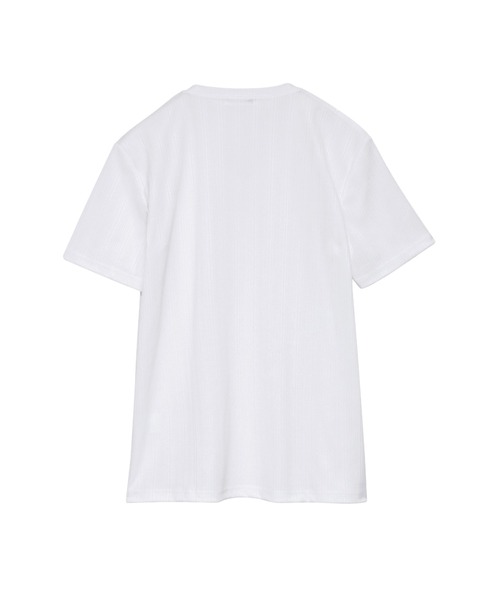 TORNADO MART(トルネードマート)の「ZERO by TORNADO MART∴ランダム針抜きABSテレコ半袖カット(Tシャツ/カットソー・メンズ・ブラック/ホワイト/オレンジ・M/L/LL)」の8枚目の写真