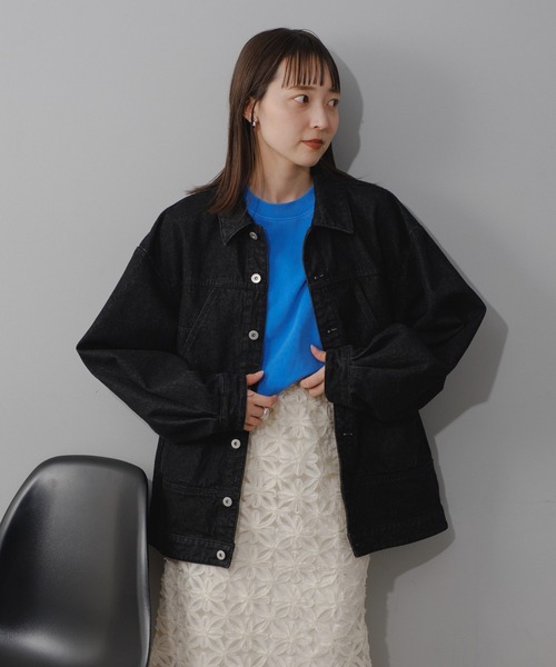 Kastane（カスタネ）の「【新色追加】半袖スウェットプルオーバー（スウェット・レディース・グレー/ブルー/オレンジ/アイボリー・FREE）」の22枚目の写真