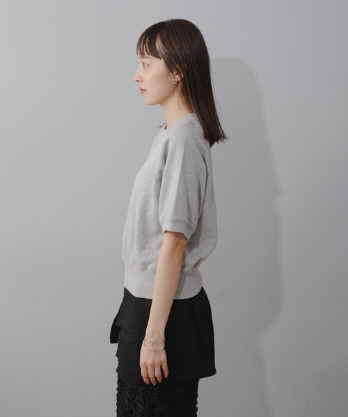Kastane（カスタネ）の「【新色追加】半袖スウェットプルオーバー（スウェット・レディース・グレー/ブルー/オレンジ/アイボリー・FREE）」の10枚目の写真