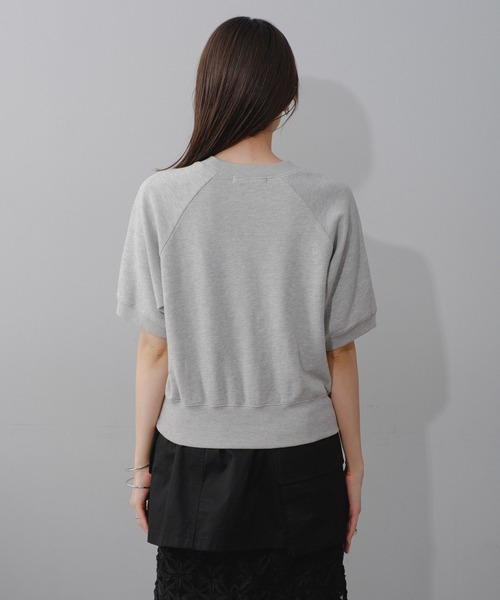 Kastane（カスタネ）の「【新色追加】半袖スウェットプルオーバー（スウェット・レディース・グレー/ブルー/オレンジ/アイボリー・FREE）」の11枚目の写真