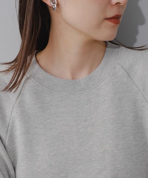 Kastane（カスタネ）の「【新色追加】半袖スウェットプルオーバー（スウェット・レディース・グレー/ブルー/オレンジ/アイボリー・FREE）」の12枚目の写真