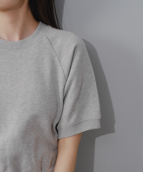 Kastane（カスタネ）の「【新色追加】半袖スウェットプルオーバー（スウェット・レディース・グレー/ブルー/オレンジ/アイボリー・FREE）」の13枚目の写真