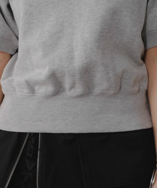 Kastane（カスタネ）の「【新色追加】半袖スウェットプルオーバー（スウェット・レディース・グレー/ブルー/オレンジ/アイボリー・FREE）」の14枚目の写真