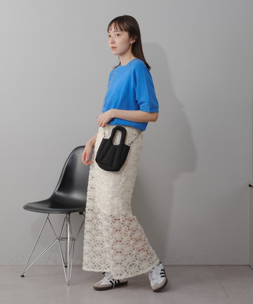 Kastane（カスタネ）の「【新色追加】半袖スウェットプルオーバー（スウェット・レディース・グレー/ブルー/オレンジ/アイボリー・FREE）」の17枚目の写真