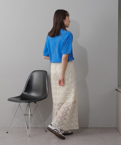 Kastane（カスタネ）の「【新色追加】半袖スウェットプルオーバー（スウェット・レディース・グレー/ブルー/オレンジ/アイボリー・FREE）」の19枚目の写真