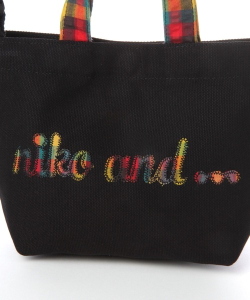 niko and...(ニコアンド)の「オリジナルニコロゴパッチワークショルダーバッグ(ショルダーバッグ・レディース・ブルー/オフホワイト/ブラック・0)」の14枚目の写真