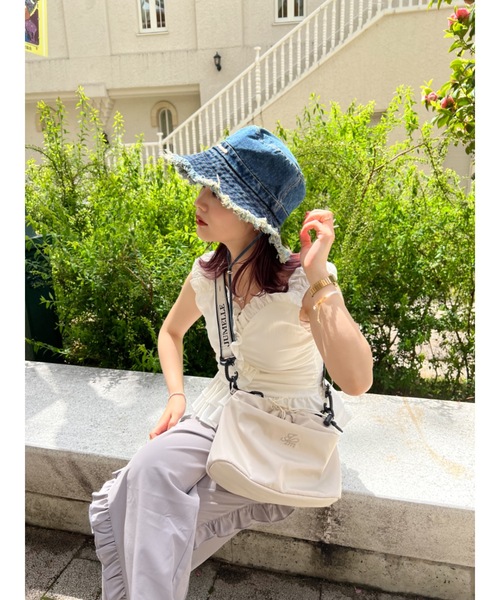 JUMELLE(ジュメロ)の「caty bustier(シャツ/ブラウス・レディース・ホワイト系/ブラック・FREE)」の21枚目の写真