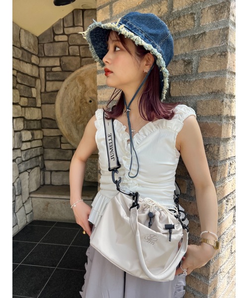 JUMELLE(ジュメロ)の「caty bustier(シャツ/ブラウス・レディース・ホワイト系/ブラック・FREE)」の16枚目の写真