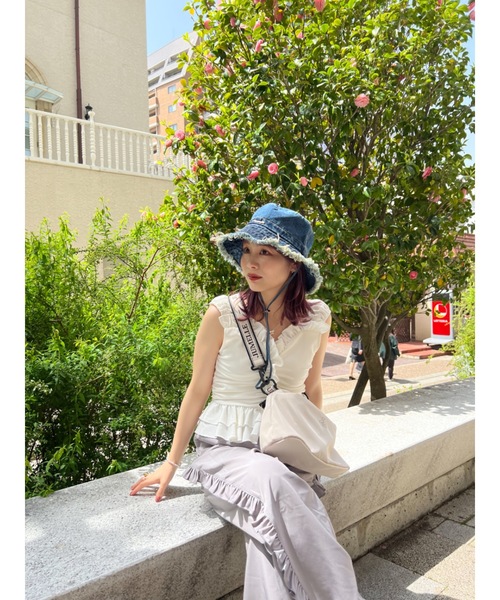 JUMELLE(ジュメロ)の「caty bustier(シャツ/ブラウス・レディース・ホワイト系/ブラック・FREE)」の18枚目の写真