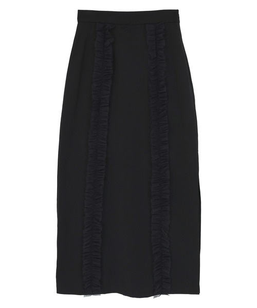 miette（ミエット）の「チュールフリルスカート（スカート・レディース・ブラック/ブルー・FREE）」の7枚目の写真