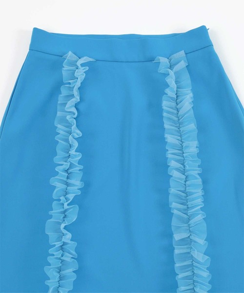 miette（ミエット）の「チュールフリルスカート（スカート・レディース・ブラック/ブルー・FREE）」の9枚目の写真