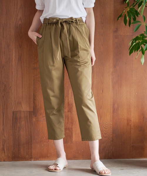 Arnold Palmer（アーノルドパーマー）の「リボン付き イージーパンツ（その他パンツ・レディース・ブラック/サックスブルー/ベージュ・M/L/S）」の2枚目の写真