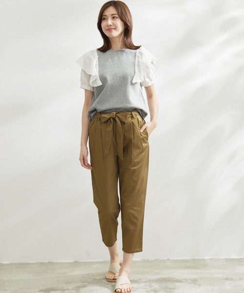 Arnold Palmer（アーノルドパーマー）の「リボン付き イージーパンツ（その他パンツ・レディース・ブラック/サックスブルー/ベージュ・M/L/S）」の15枚目の写真