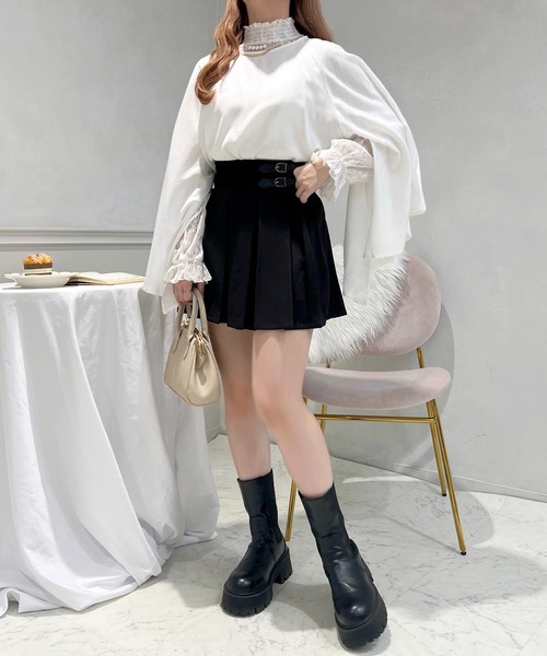 apres jour(アプレジュール)の「ネックレス付きスリットブラウス【ZOZOTOWN限定アイテム】(シャツ/ブラウス・レディース・サックスブルー/オフホワイト/レッド系その他/ブラック系その他・X-LARGE/フリー)」の10枚目の写真