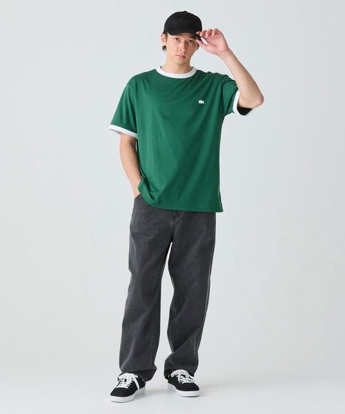 ゴルフィッカーズ L シャツ カットソー ゴルフィッカーズMock Neck Wide Shirts -White-