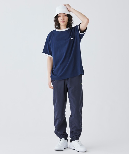 【LACOSTE】◆UNISEX◆ラコステ リンガーTシャツ◆正規品◆ LACOSTE tシャツ 「オンライン限定」LACOSTE ワンポイントロゴ