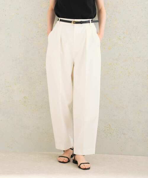 URBAN RESEARCH ROSSO WOMEN（アーバンリサーチ　ロッソ）の「コクーンパンツ（その他パンツ・レディース・オフホワイト/ベージュ/ネイビー・36/38）」の4枚目の写真