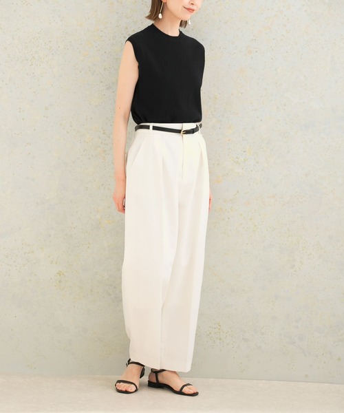 URBAN RESEARCH ROSSO WOMEN（アーバンリサーチ　ロッソ）の「コクーンパンツ（その他パンツ・レディース・オフホワイト/ベージュ/ネイビー・36/38）」の6枚目の写真