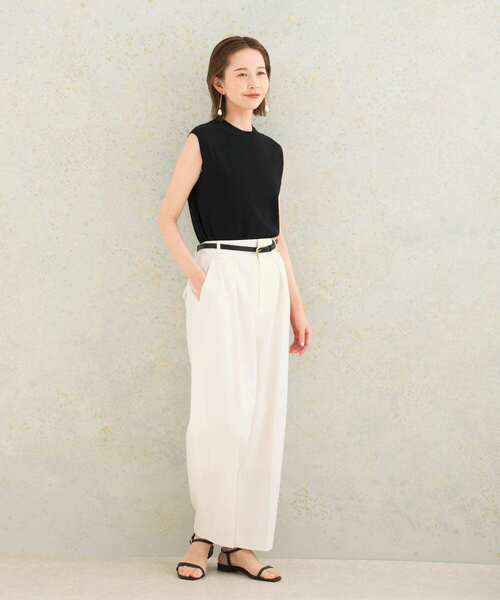 URBAN RESEARCH ROSSO WOMEN（アーバンリサーチ　ロッソ）の「コクーンパンツ（その他パンツ・レディース・オフホワイト/ベージュ/ネイビー・36/38）」の7枚目の写真