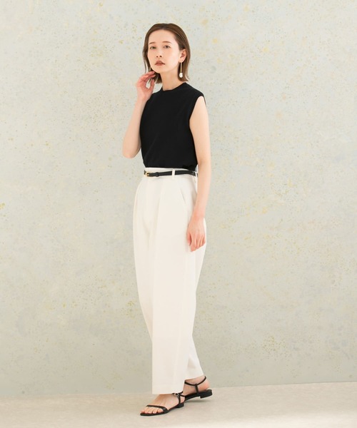 URBAN RESEARCH ROSSO WOMEN（アーバンリサーチ　ロッソ）の「コクーンパンツ（その他パンツ・レディース・オフホワイト/ベージュ/ネイビー・36/38）」の10枚目の写真