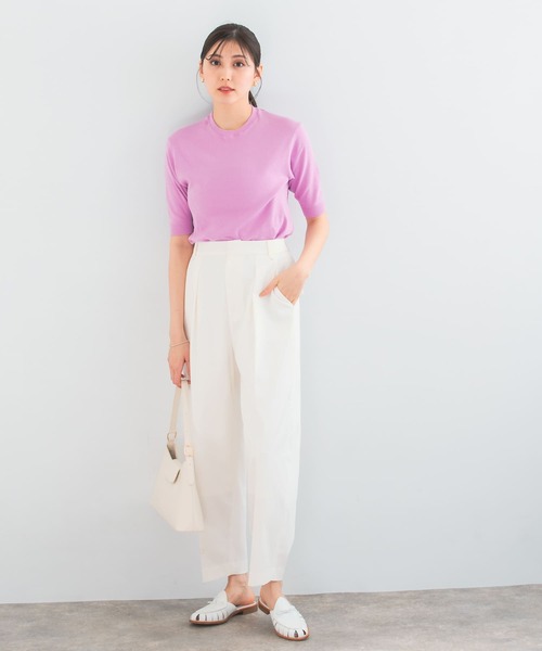 URBAN RESEARCH ROSSO WOMEN（アーバンリサーチ　ロッソ）の「コクーンパンツ（その他パンツ・レディース・オフホワイト/ベージュ/ネイビー・36/38）」の16枚目の写真