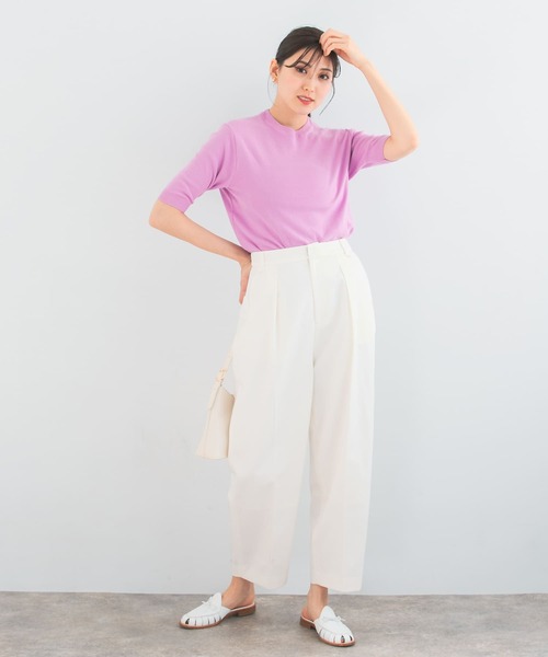 URBAN RESEARCH ROSSO WOMEN（アーバンリサーチ　ロッソ）の「コクーンパンツ（その他パンツ・レディース・オフホワイト/ベージュ/ネイビー・36/38）」の17枚目の写真