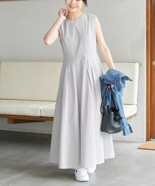 Spick & Span（スピックアンドスパン）の「シアサッカーフレア