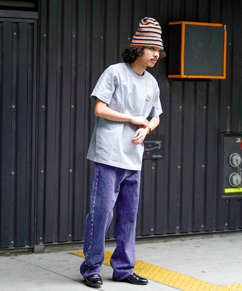 Carhartt WIP(カーハートダブリューアイピー)の「【CARHARTT WIP / カーハート ダブリューアイピー】SS AMERICAN SCRIPT T-SH(Tシャツ/カットソー・メンズ・ホワイト/ブラック/ブルー系その他・MEDIUM/LARGE)」の6枚目の写真