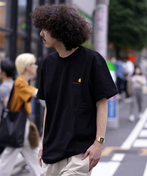 Carhartt WIP(カーハートダブリューアイピー)の「【CARHARTT WIP / カーハート ダブリューアイピー】SS AMERICAN SCRIPT T-SH(Tシャツ/カットソー・メンズ・ホワイト/ブラック/ブルー系その他・MEDIUM/LARGE)」の11枚目の写真