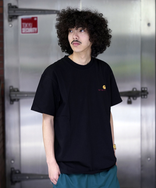 Carhartt WIP(カーハートダブリューアイピー)の「【CARHARTT WIP / カーハート ダブリューアイピー】SS AMERICAN SCRIPT T-SH(Tシャツ/カットソー・メンズ・ホワイト/ブラック/ブルー系その他・MEDIUM/LARGE)」の12枚目の写真