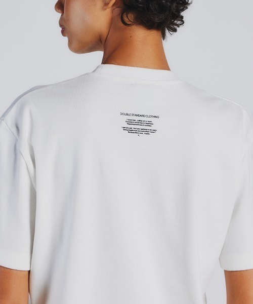 DOUBLE STANDARD CLOTHING(ダブルスタンダードクロージング)の「ベアプリントフライスTシャツ(Tシャツ/カットソー・レディース・グレー/オフホワイト・FREE)」の4枚目の写真