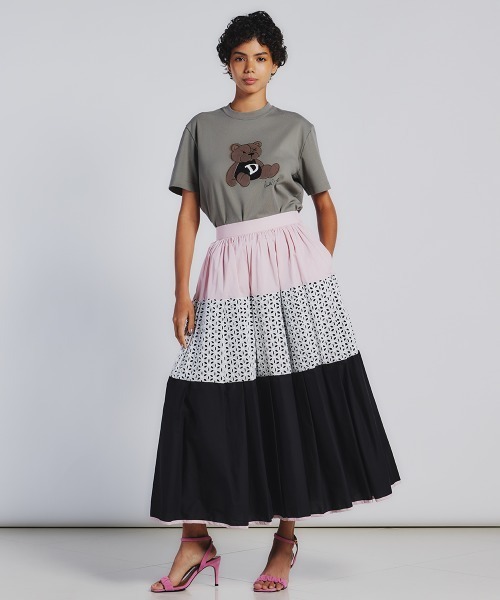 DOUBLE STANDARD CLOTHING(ダブルスタンダードクロージング)の「ベアプリントフライスTシャツ(Tシャツ/カットソー・レディース・グレー/オフホワイト・FREE)」の10枚目の写真